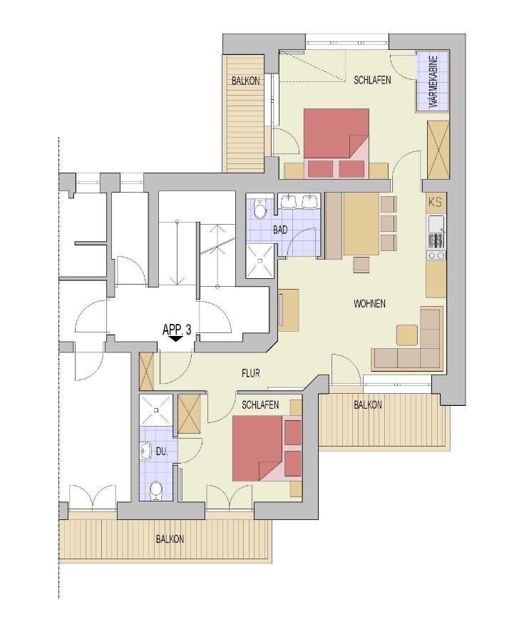 Feriennest Leitner Apartment Maria Alm am Steinernen Meer Ruang foto